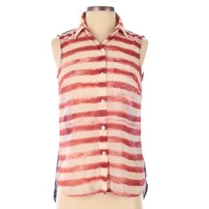 Jessica Simpson Patriotic Sleeveless Blouse